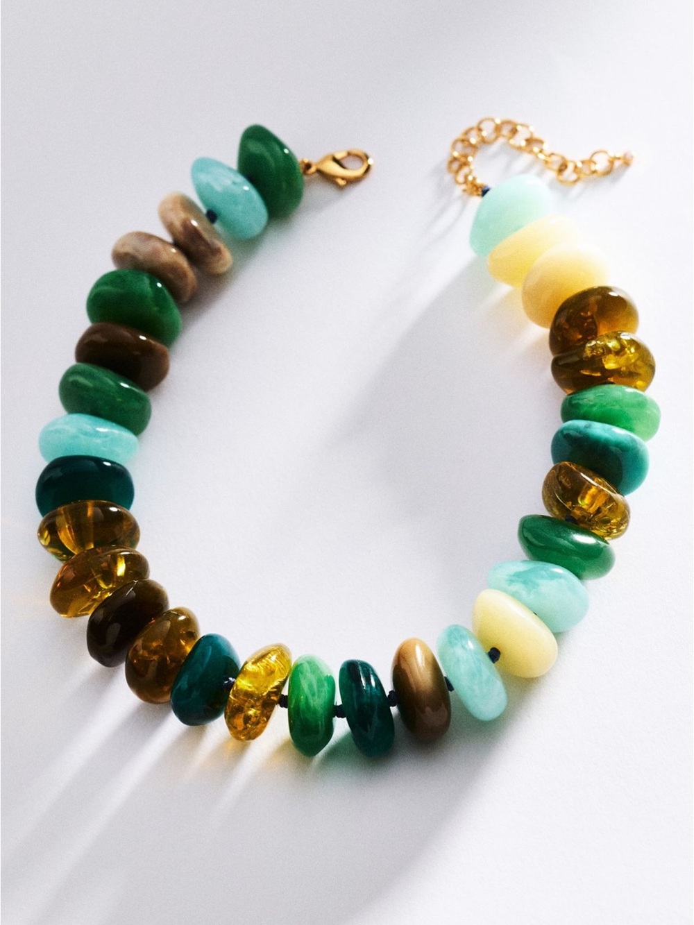 NWT- Anthropologie Chunky Beads Bowie Necklace